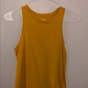 yellow old navy tank top